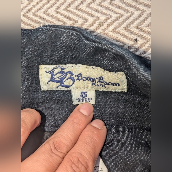 Vintage Boom Boom Jeans High Waist Black Shorts - Picture 4 of 9